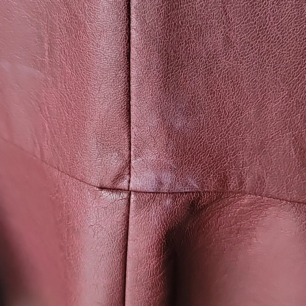 BCBGMaxAzria Sheridan Faux Leather Dress, Size Small, Color Royal Port